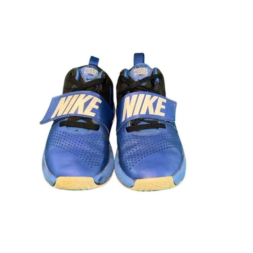 Nike Team Hustle‎ D8 Royal Blue White Black 881941-405 Preschool Kids Size 5Y